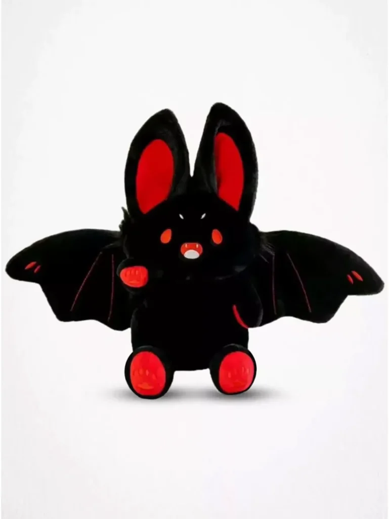 black bunny plush