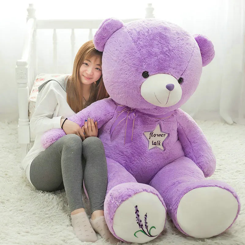 Lila Teddybär