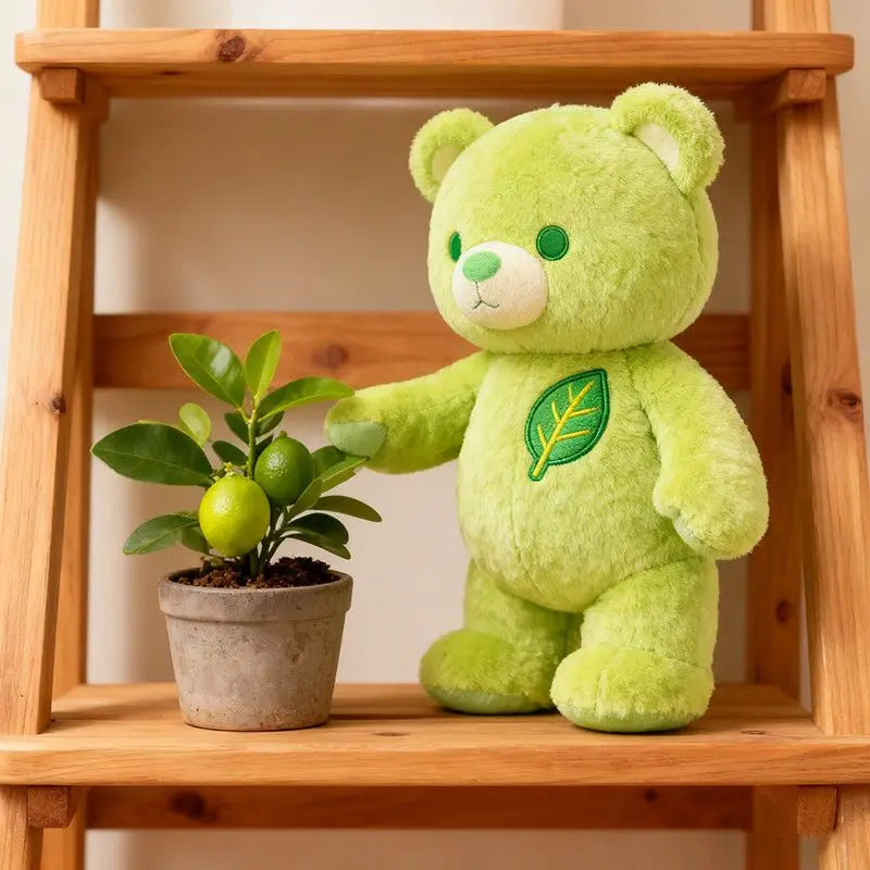 Teddybär Grün