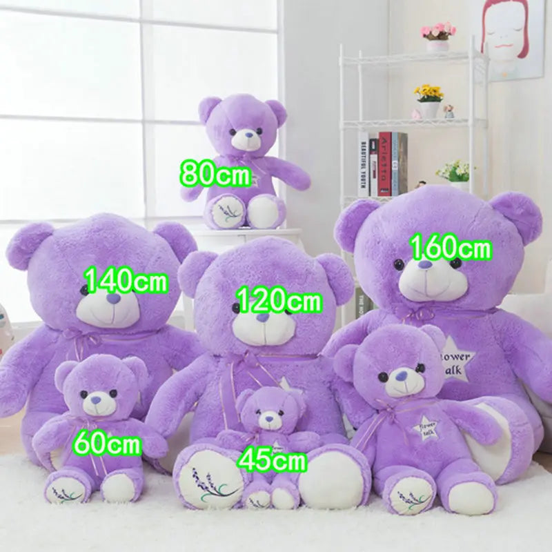 Lila Teddybär
