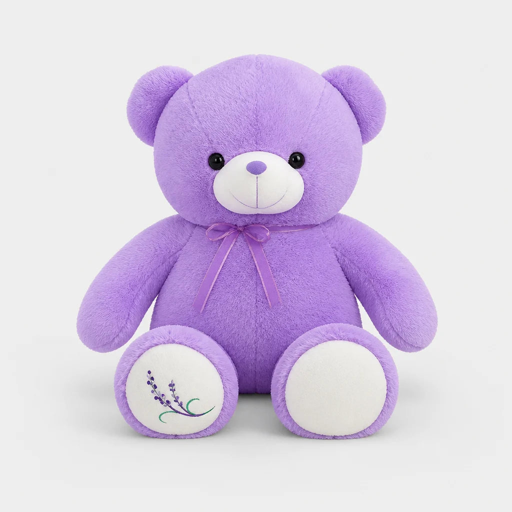 Lila Teddybär