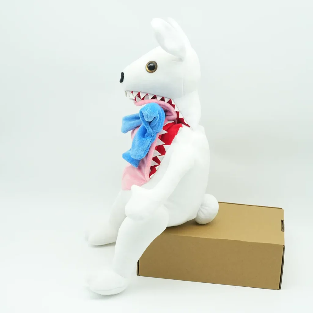 Kuscheltier Hase Schwarz Weiß 4