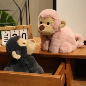 Pinker Affe Kuscheltier 1