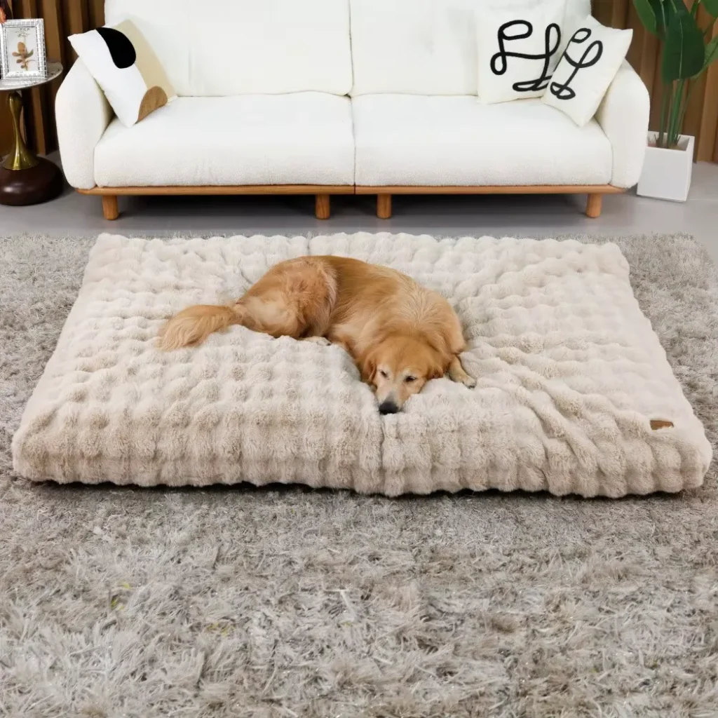 Large Plush Dog Bed 3