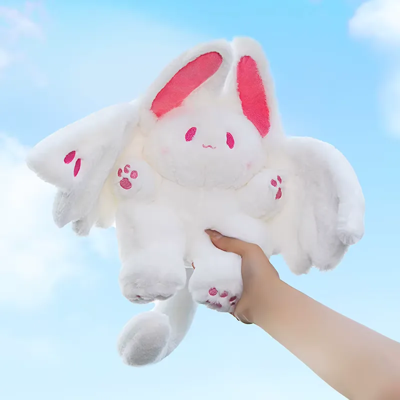 Weißer Hase Kuscheltier 3