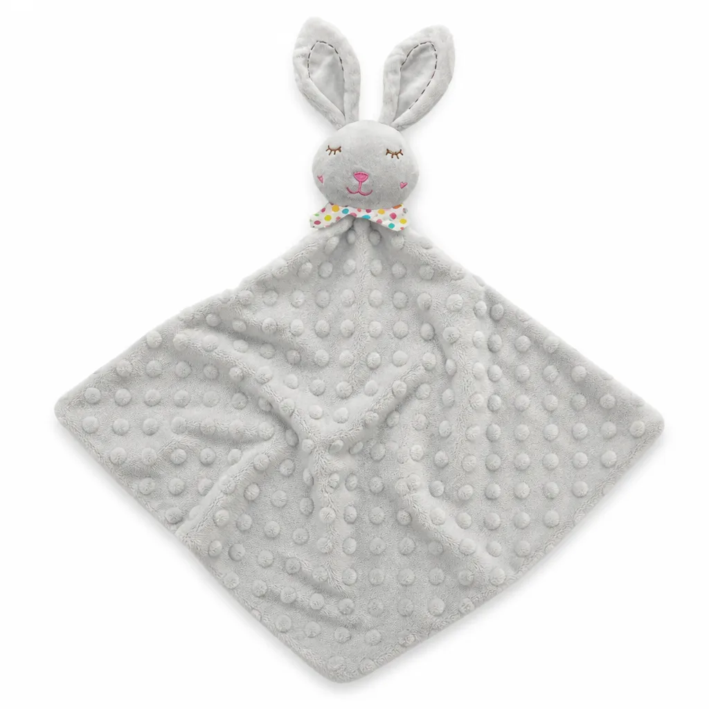 Schmusetuch Hase Grau 1