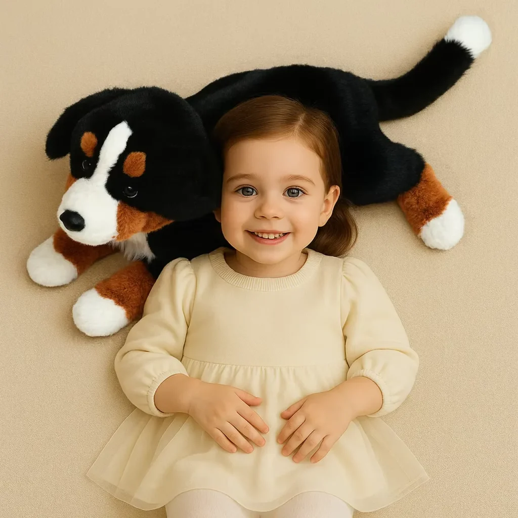 Bernese Mountain Dog Stuffed Animal 3
