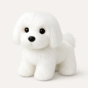 Maltese Dog Plush 1