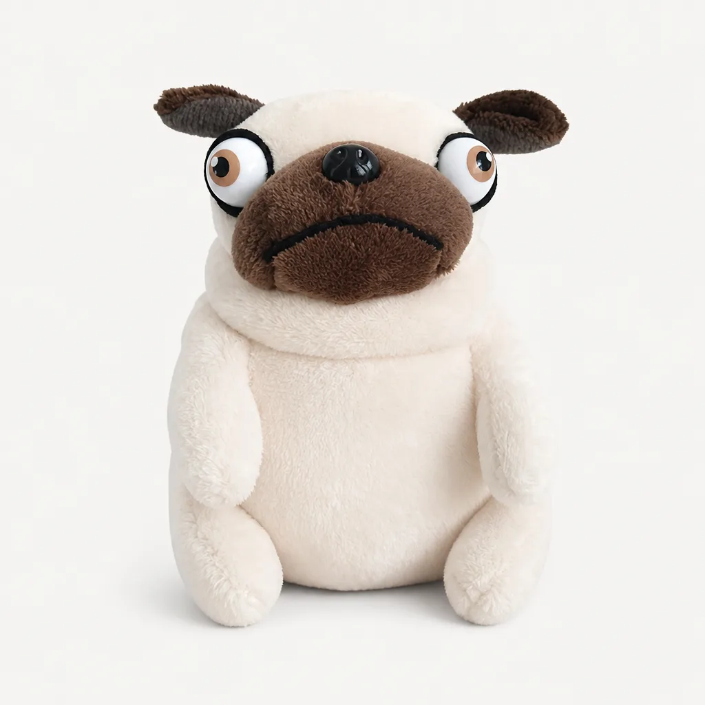 Plush Pug Dog 1