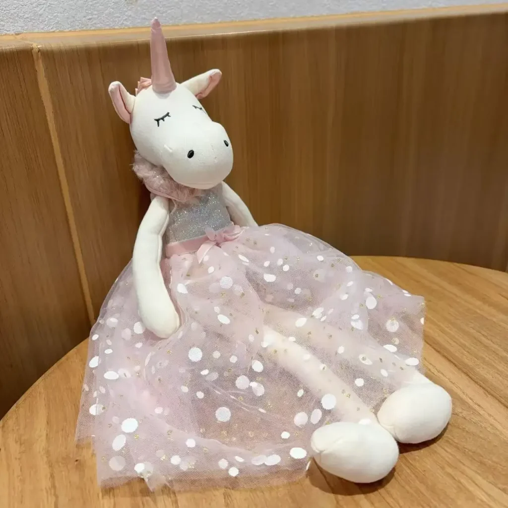 Glitzer Einhorn Plüschtier 4