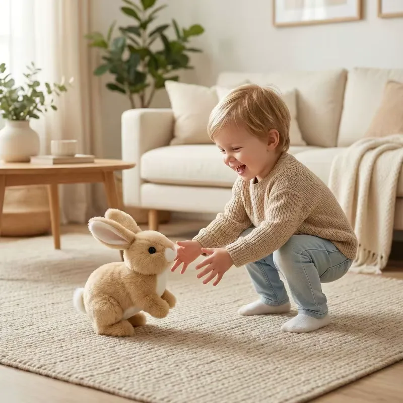 Kuscheltier Hase Elektrisch 3
