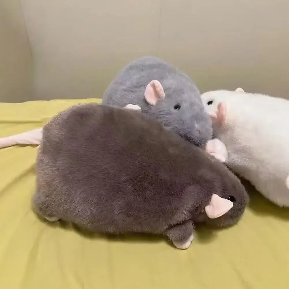Plüschtier Maus Grau 2