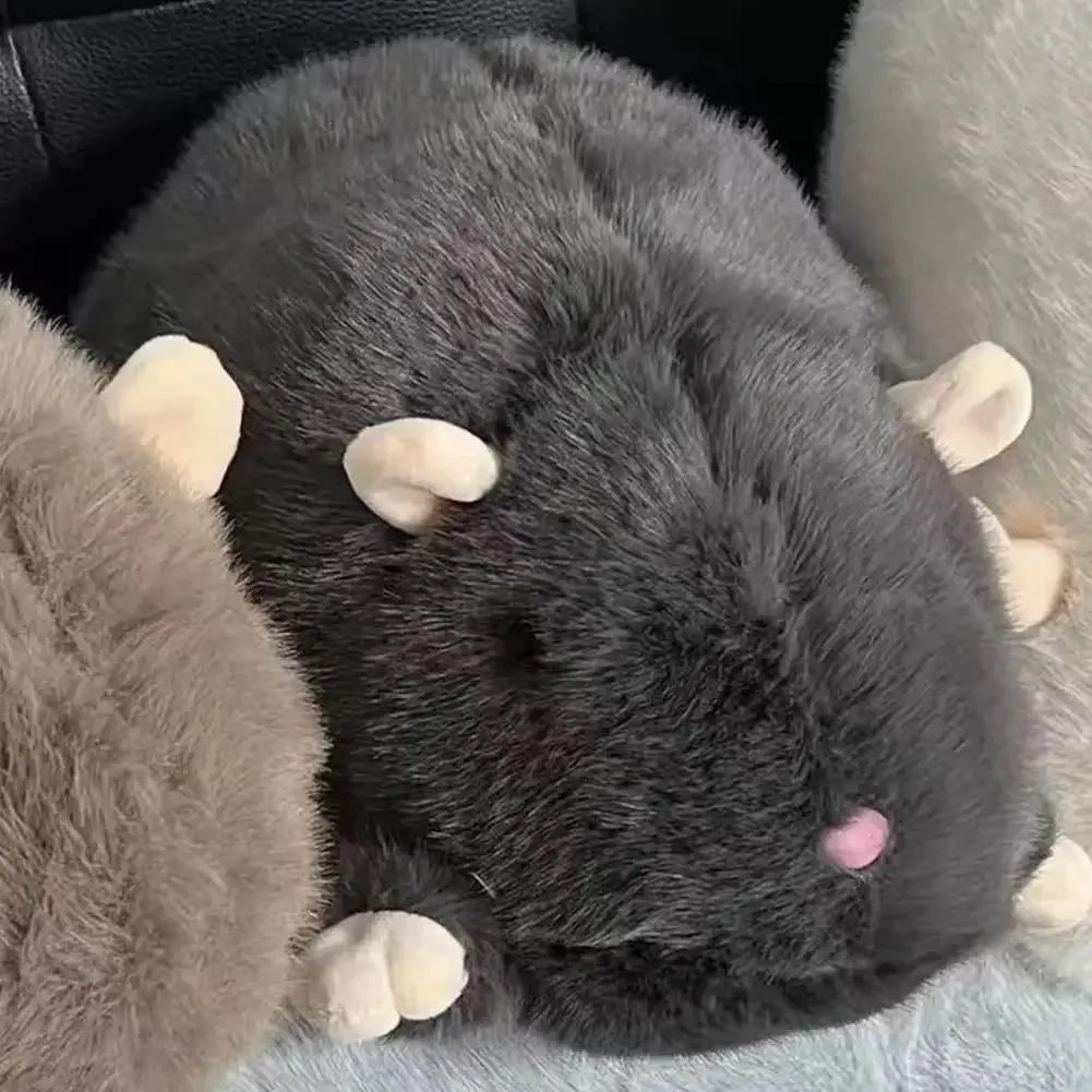 Plüschtier Maus Grau 4