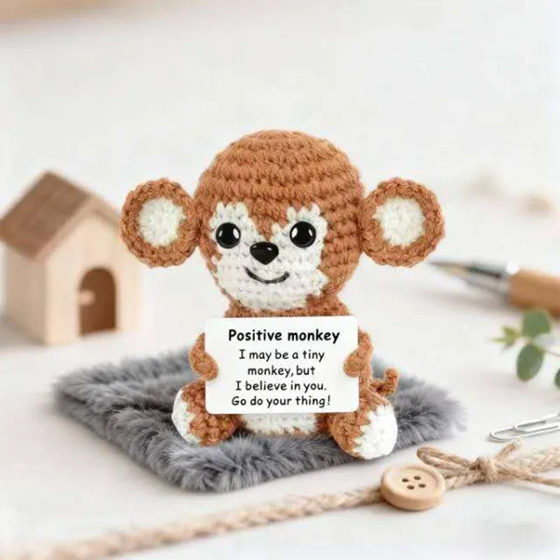 Kuscheltier Affe Gehäkelt 1