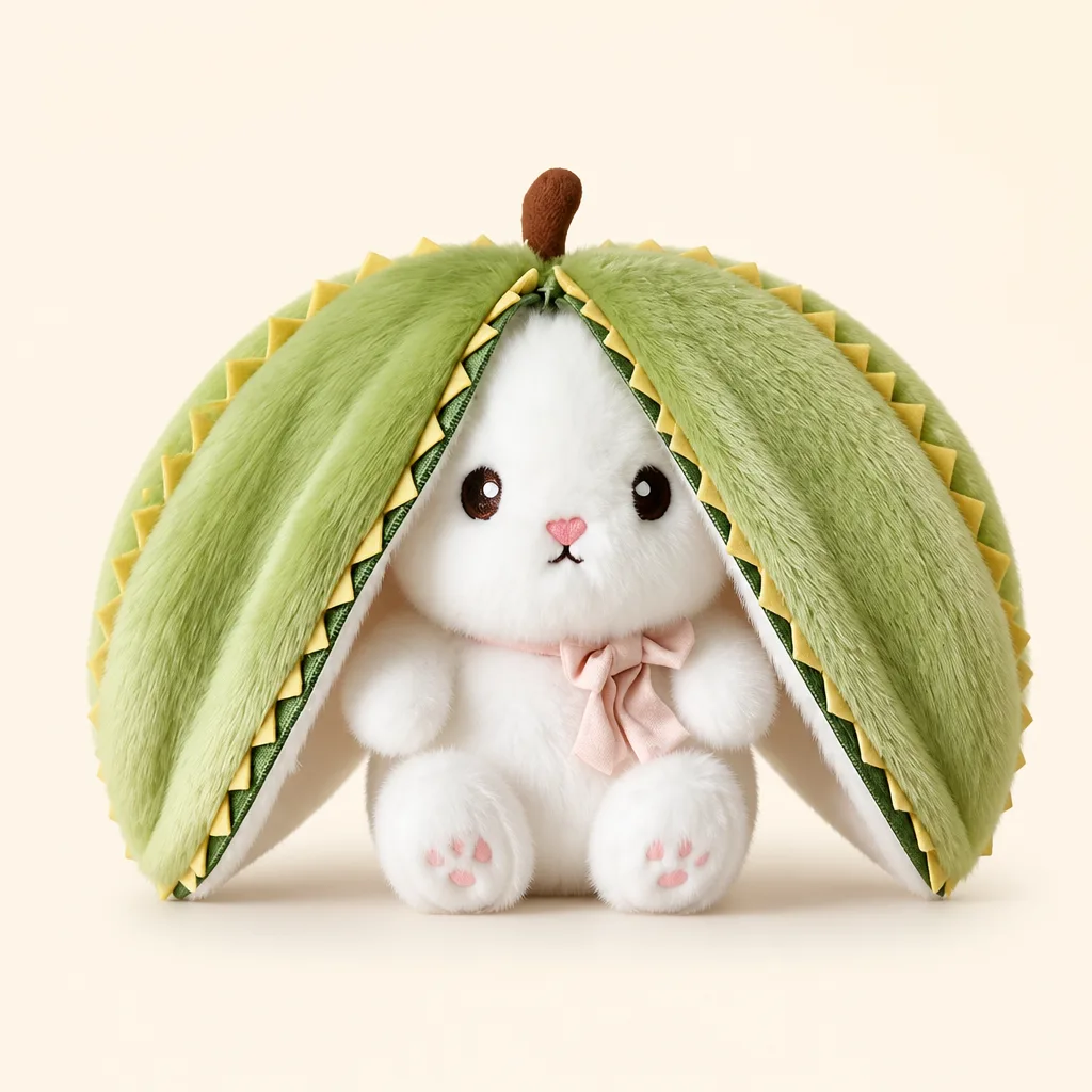 Reversible Carrot Bunny Plush 1
