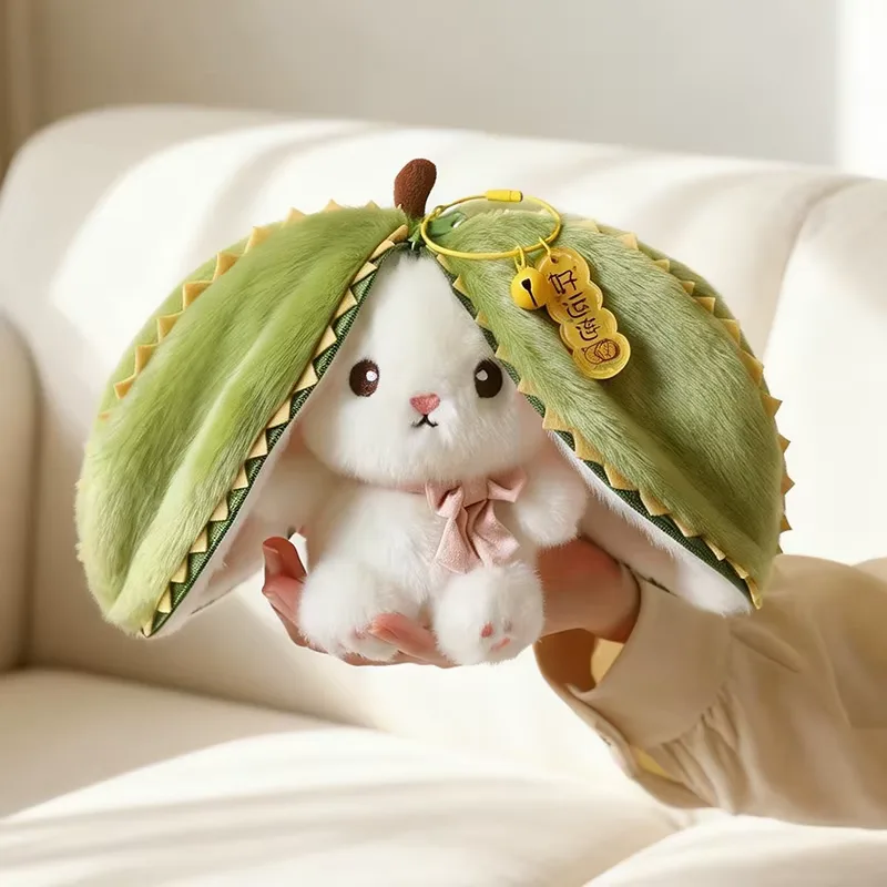 Reversible Carrot Bunny Plush 2