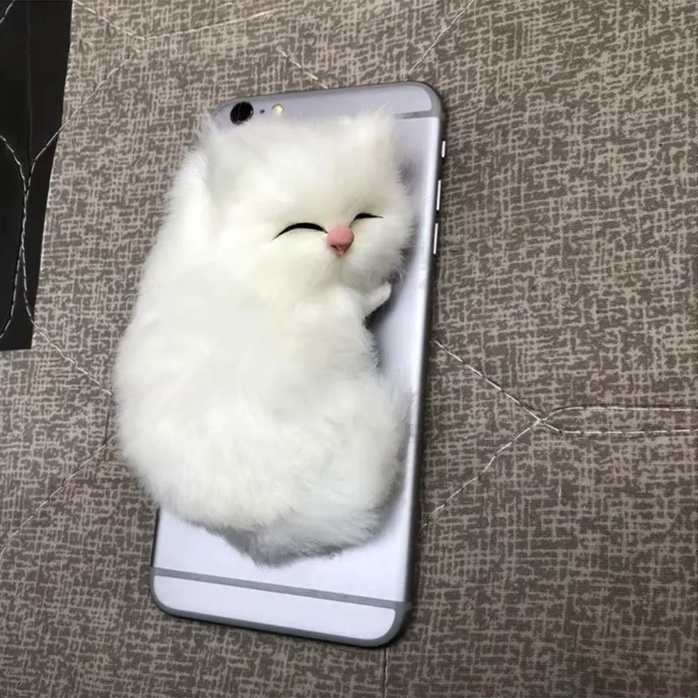 Kuscheltier Weiße Katze 2