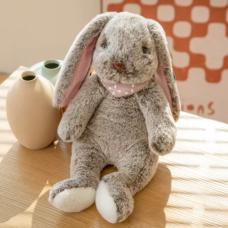 Kuscheltier Hase Schlappohren Braun 3