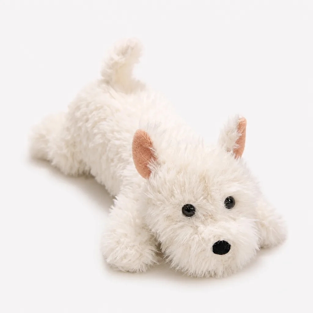 Plush White Dog 1