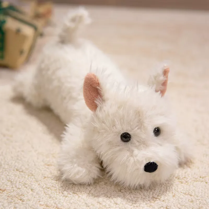 Plush White Dog 2