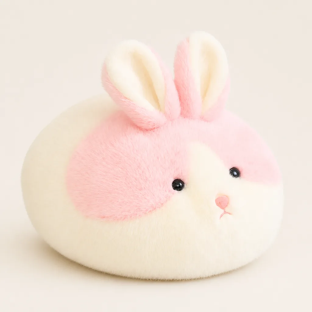 Round Bunny Plush 1