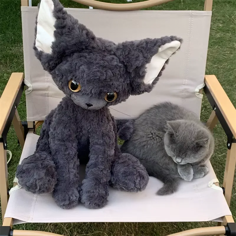 Plüschtier Katze Schwarz 3