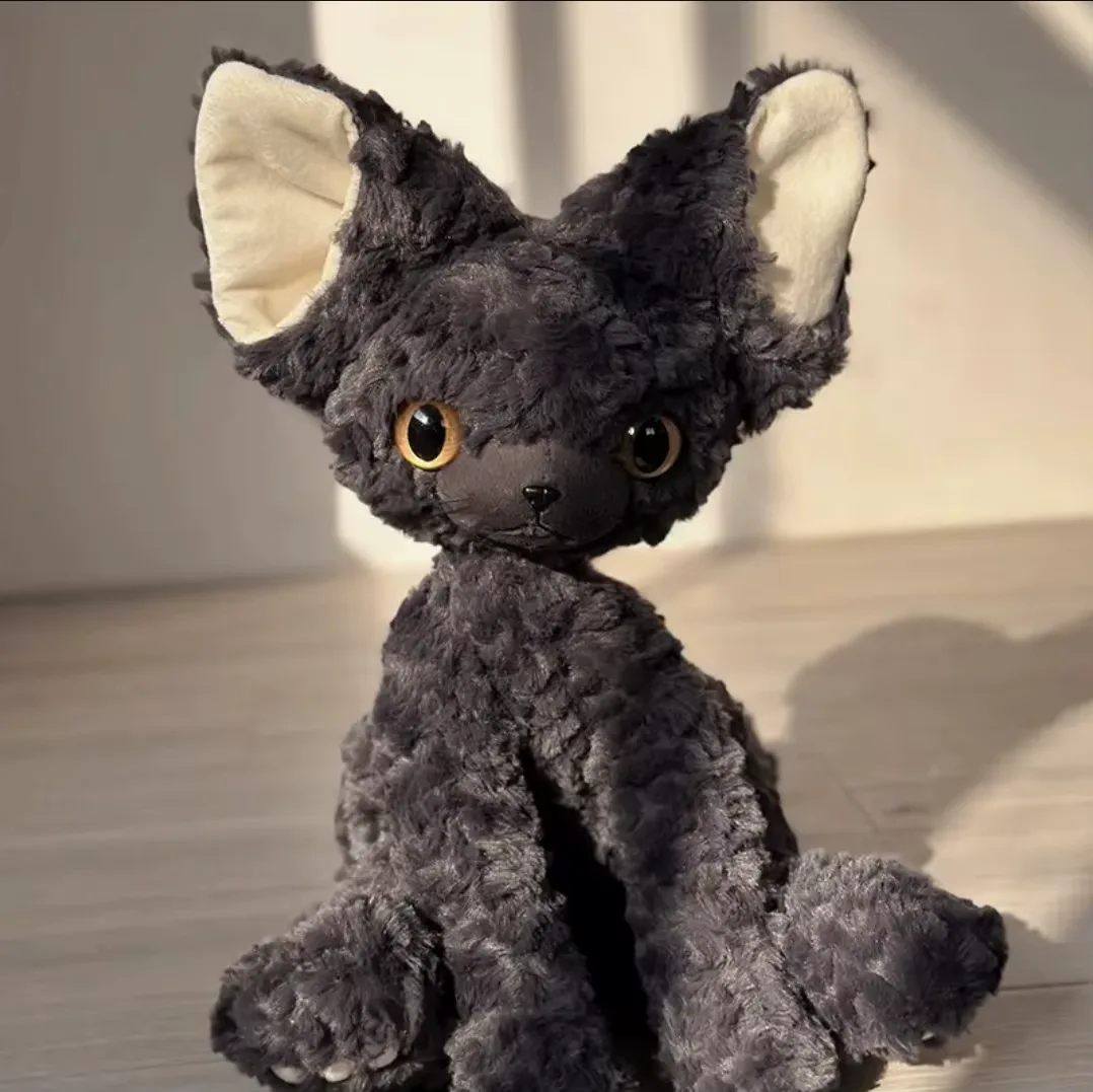 Plüschtier Katze Schwarz 5