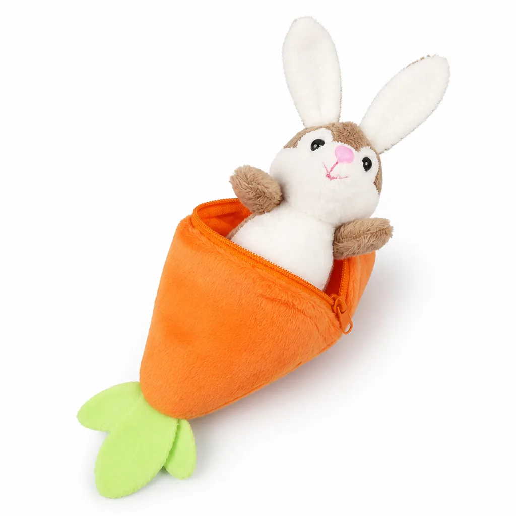 Kuscheltier Hase In Karotte 1