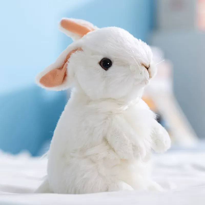 Plüschtier Hase Weiß 3