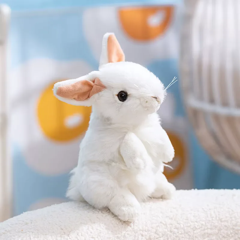 Plüschtier Hase Weiß 4