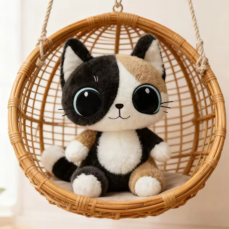 Kuscheltier Katze Große Augen 2