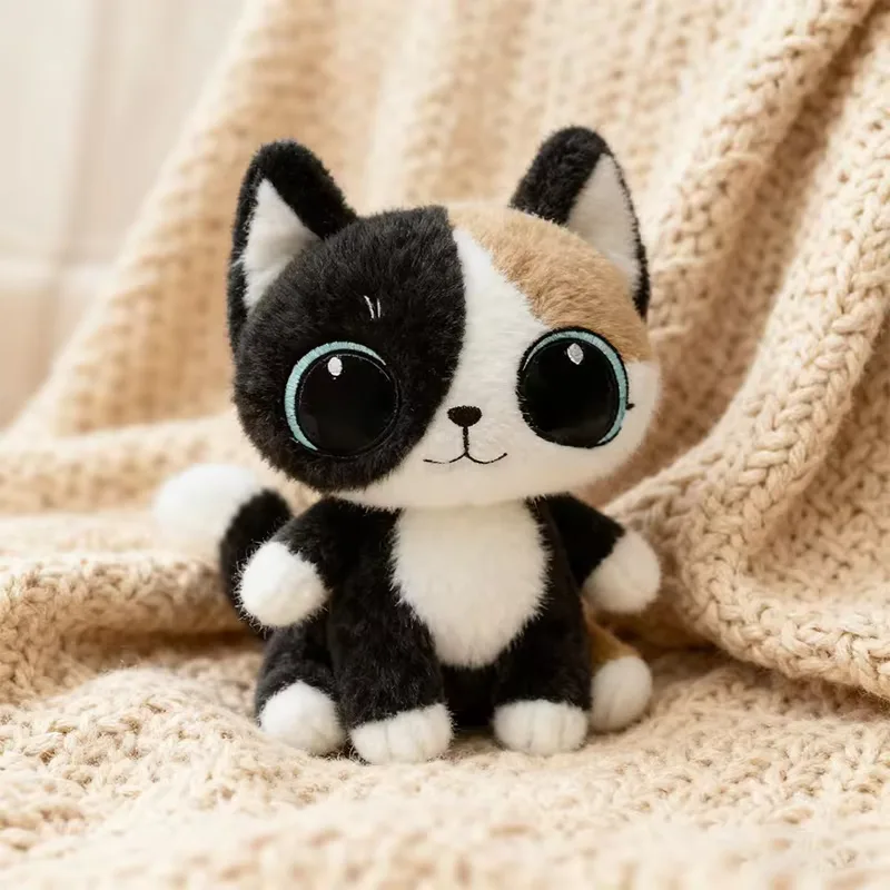 Kuscheltier Katze Große Augen 5