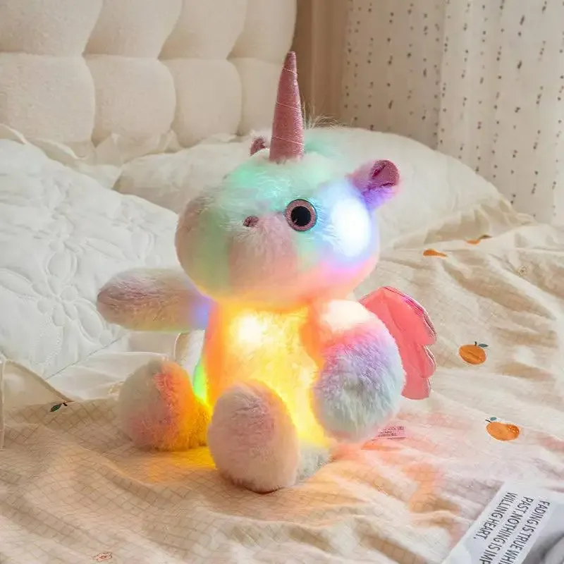Leuchtendes Einhorn Kuscheltier 2