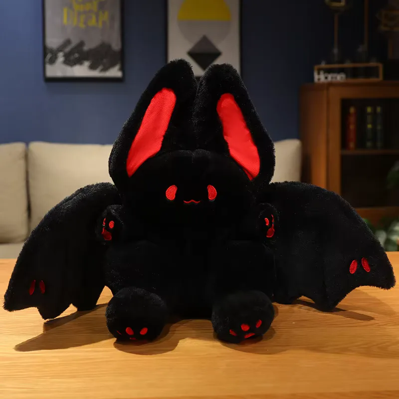 Stofftier Hase Schwarz 2