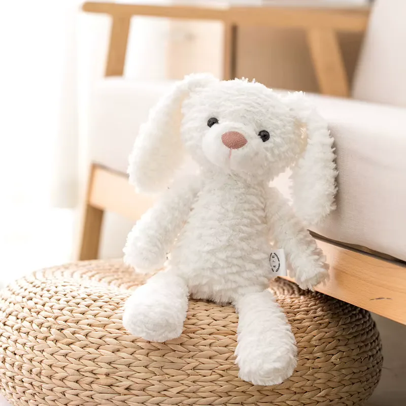 Stofftier Hase Grau 2