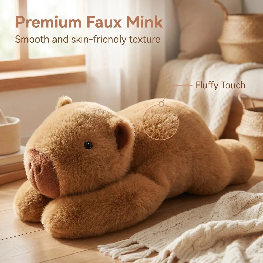 Life Size Capybara Plush 1
