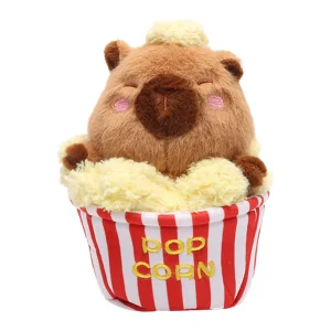 Capybara Kuscheltier Mit Popcorn 1