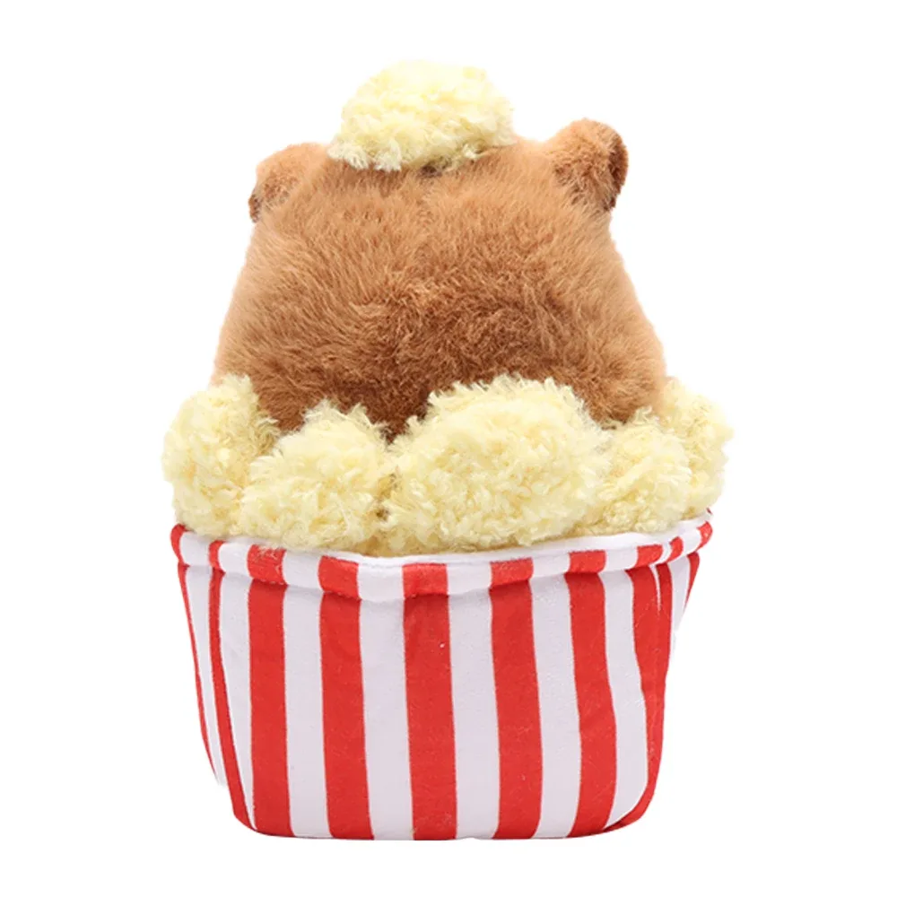Capybara Kuscheltier Mit Popcorn 4