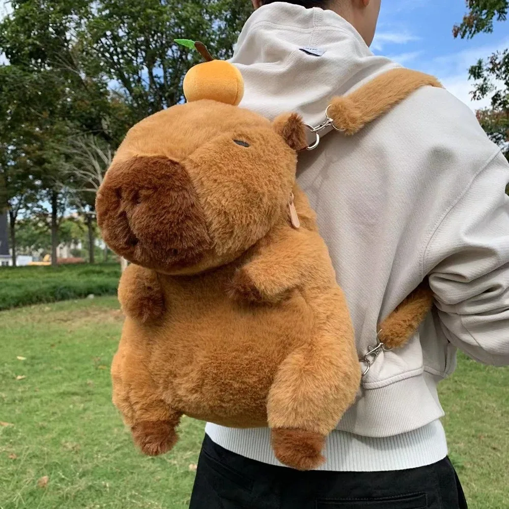 Capybara Plush Backpack 2