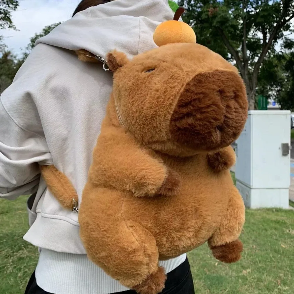 Capybara Plush Backpack 4