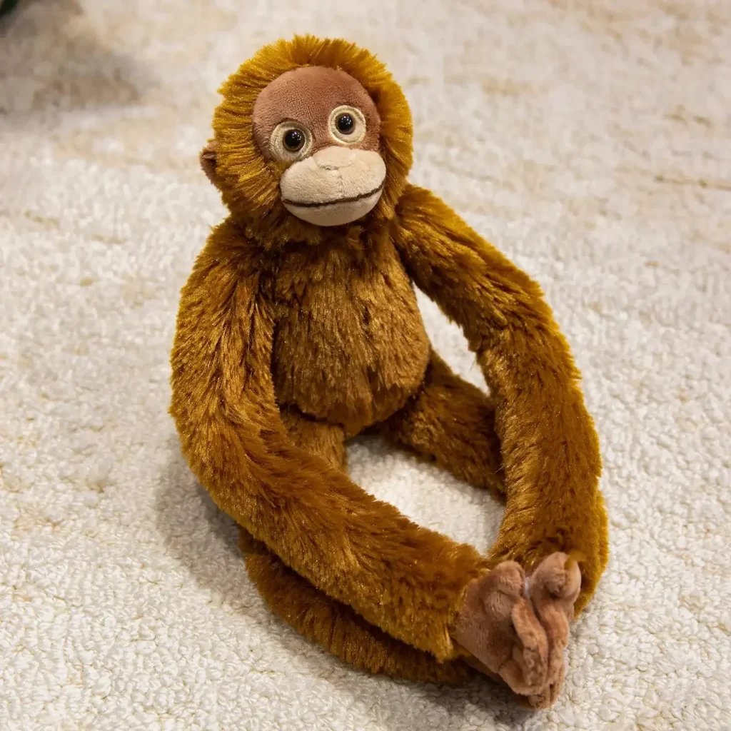 Monkey With Plush 1