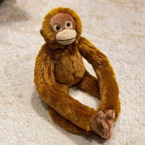 Monkey With Plush 1