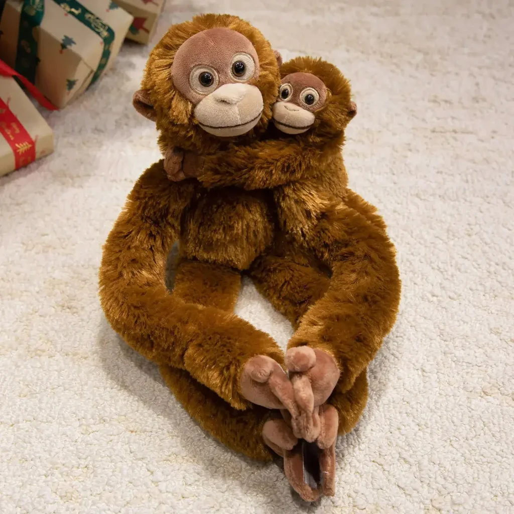 Monkey With Plush 2