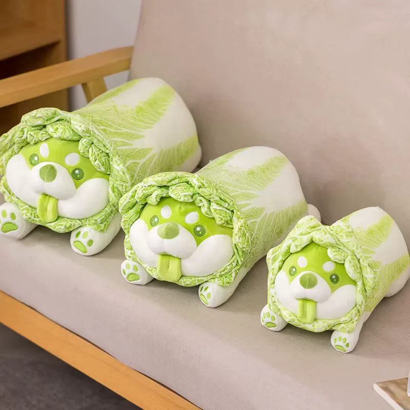Cabbage Dog Plush 6