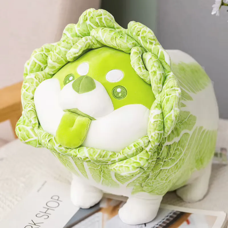 Cabbage Dog Plush 7
