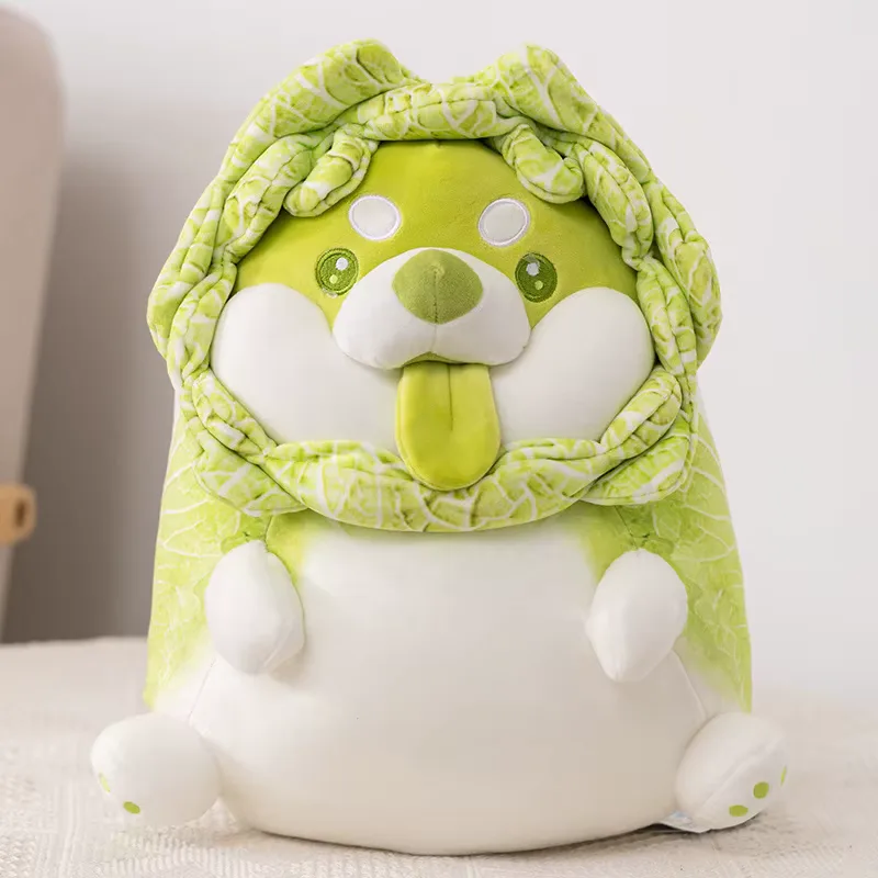 Cabbage Dog Plush 8