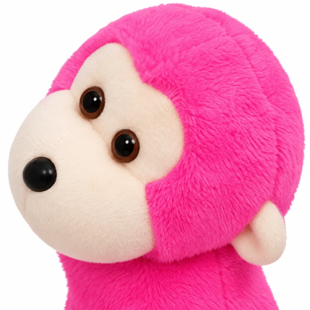 Bunter Affe Kuscheltier