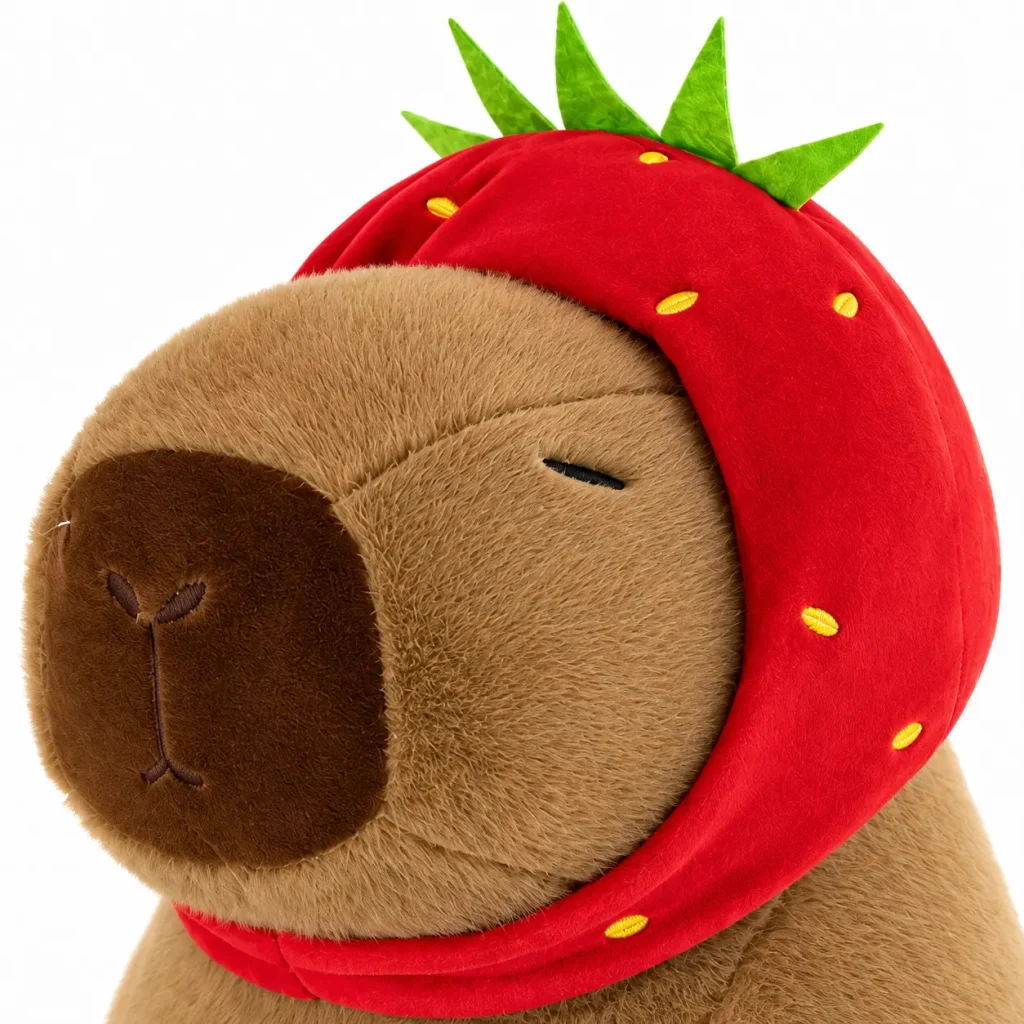 Capybara Kuscheltier Erdbeere