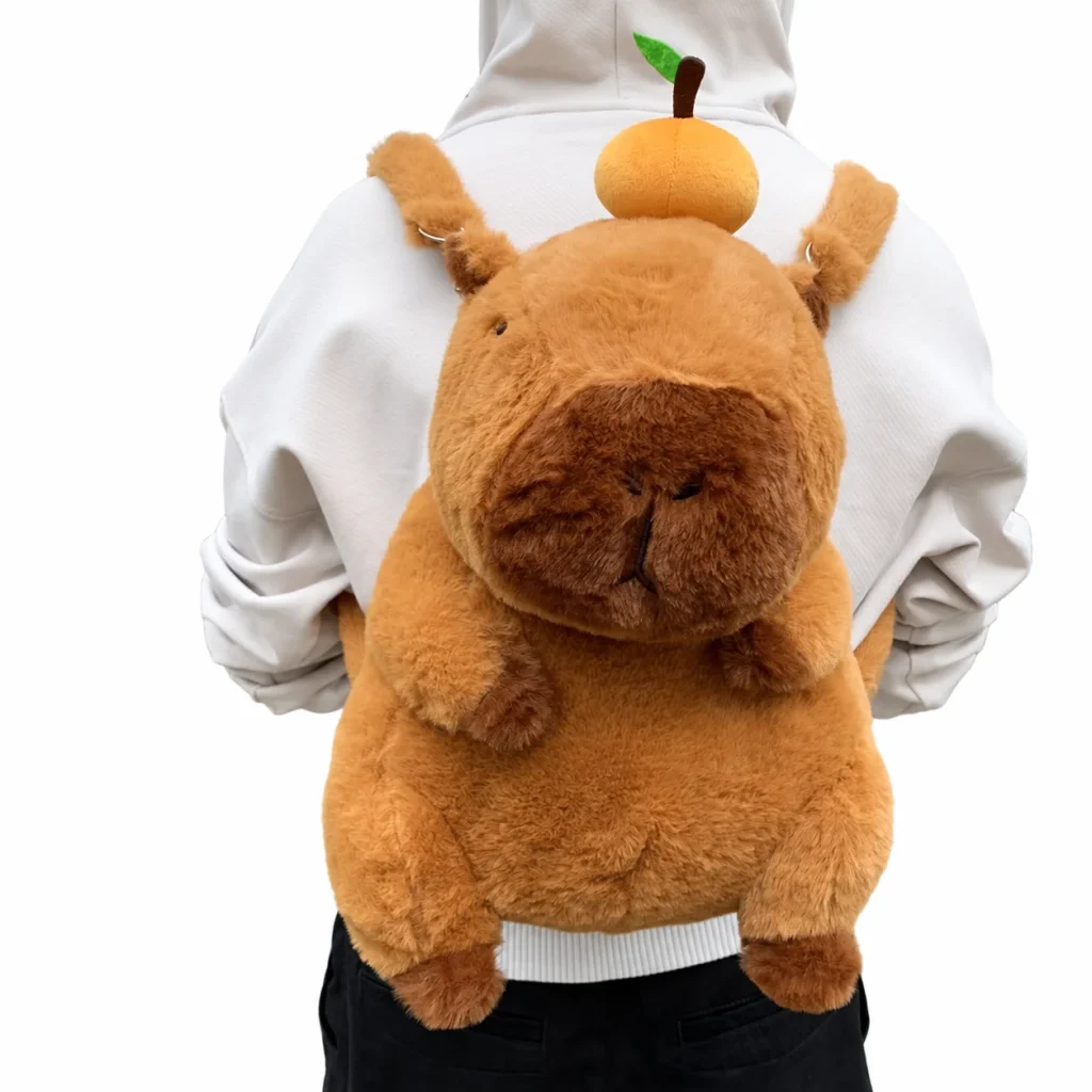 Capybara Plush Backpack