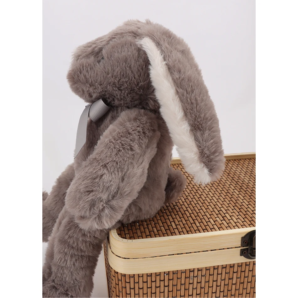 Kuscheltier Hase Schlappohren Braun